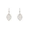 Single Leaf Filigree Earrings