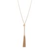 Lariat Knot & Tassel Necklace