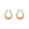 Bamboo Hoop Earrings