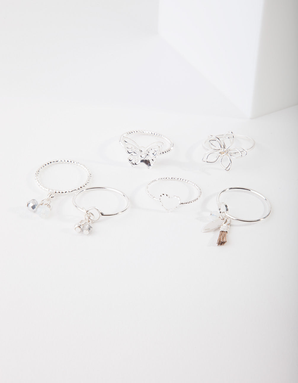 Nature Motif Ring Pack