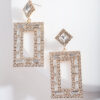 Small Square Drop Earrings