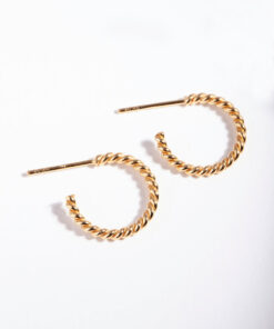 Open Rope Hoop Earrings