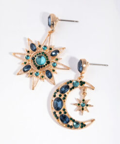 Mini Star & Moon Earrings