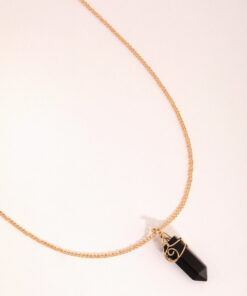 Curled Wrap Shard Necklace