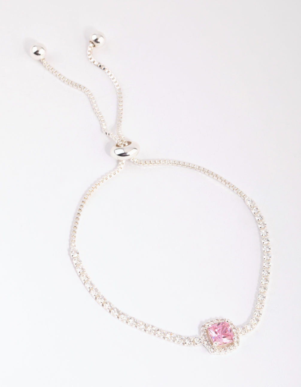 Square Halo Toggle Bracelet