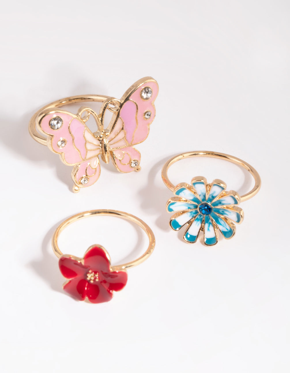 Butterfly & Flower Ring