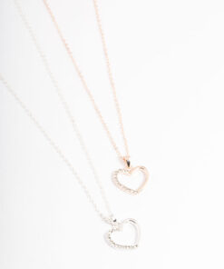 Open Heart Necklace Pack
