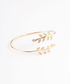 Leaf Wrap Cuff Bangle