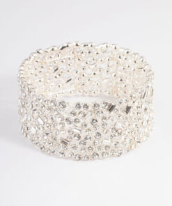 Embellished Stone Stretch Bracelet