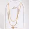 Letter O Layered Initial Necklace