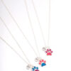 Kids Glitter Paw Necklace Pack