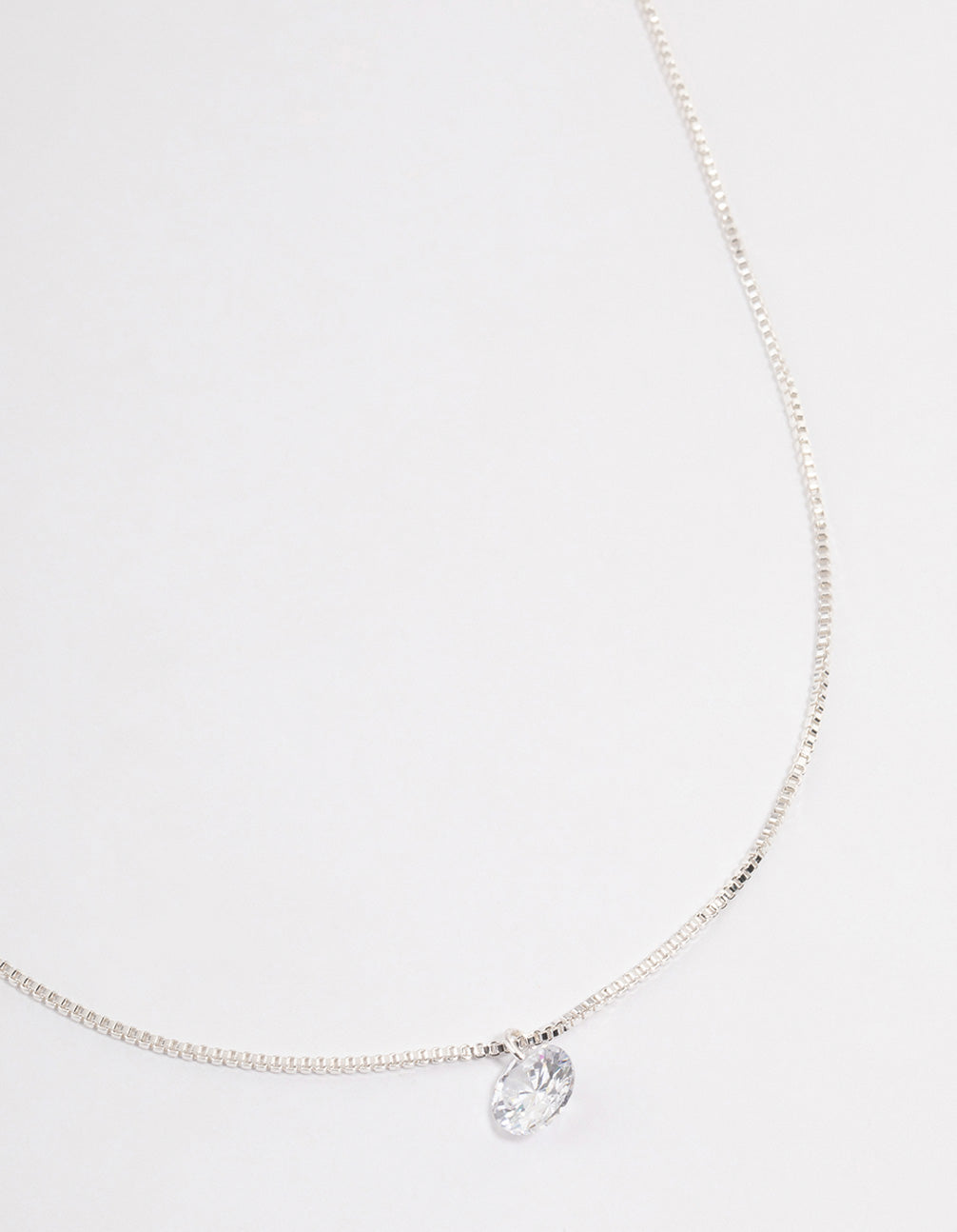Single Box Chain Necklace