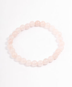 Rose Quartz Ball Bracelet