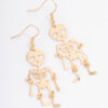 Skeleton Drop Earrings