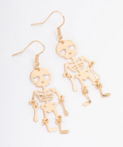 Skeleton Drop Earrings