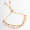 Freshwater Pearl & Facet Bracelet