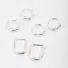 Mini Shape Huggie Earrings Pack