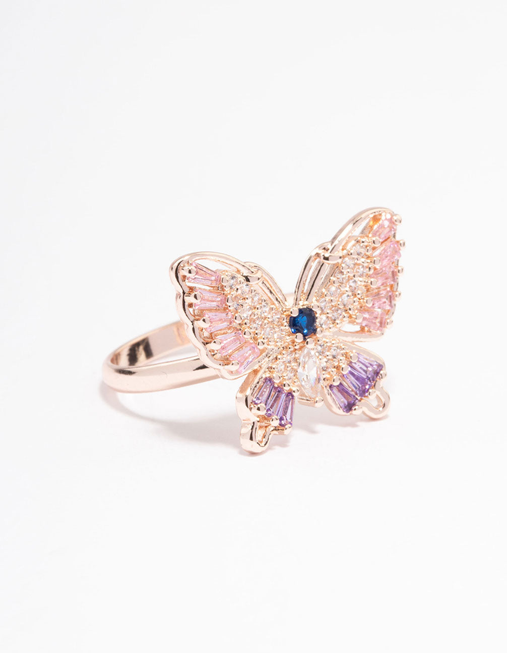 Rose Cute Butterfly Ring