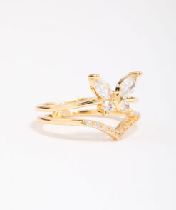 Butterfly Double Ring