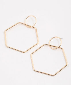 Hexagon Earrings