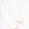 & Heart Necklace Pack
