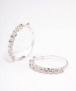 Round Medium Hoop Earrings