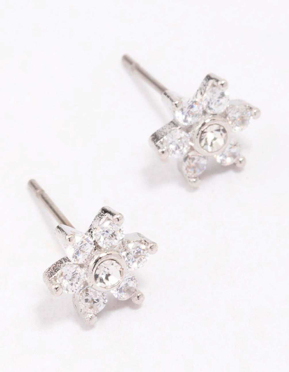 Surgical Steel Flower Stud Earrings