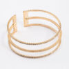 Textured Triple Row Bangle