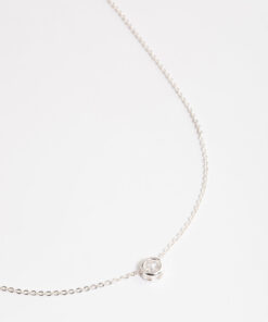 Round Bezelled  Pendant Necklace