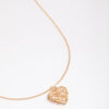 Wrapped Heart Pendant Necklace