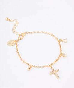 Cross Charm Bracelet