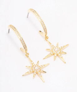 Long Celestial Drop Earrings