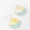 Holographic Shell Earrings