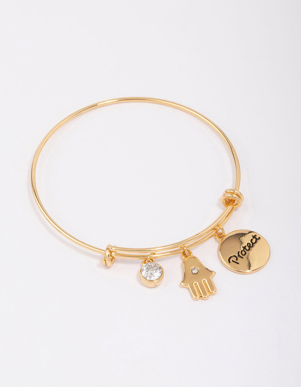 Disc Charm Bangle