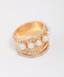 Layered Pearl Ring