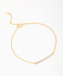 Fine Bar Chain Bracelet