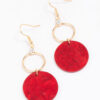 Ring Disc Earrings