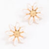 Pearl Flower Stud Earrings
