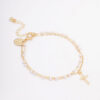 & Pearl Layered Bracelet