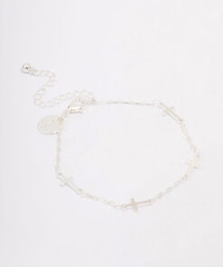 Station Cross Chain Bracelet