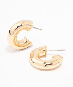 Mini Chunky Hoop Earrings
