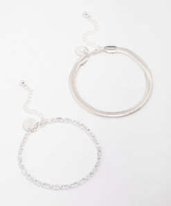 Snake Double Chain Bracelet Pack