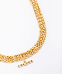 Chunky T Bar Chain Necklace