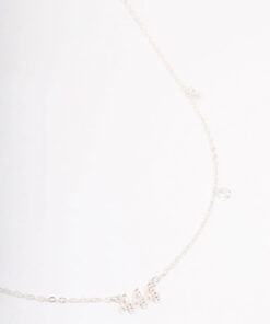 Angel Number Cubic Zirconia Chain Necklace