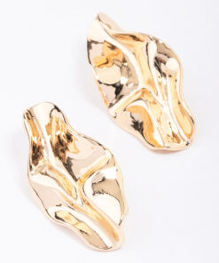 Wrapped Statement Stud Earrings