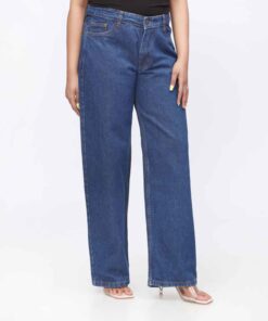 Blue Flapper Fit Denim Pant PW3616