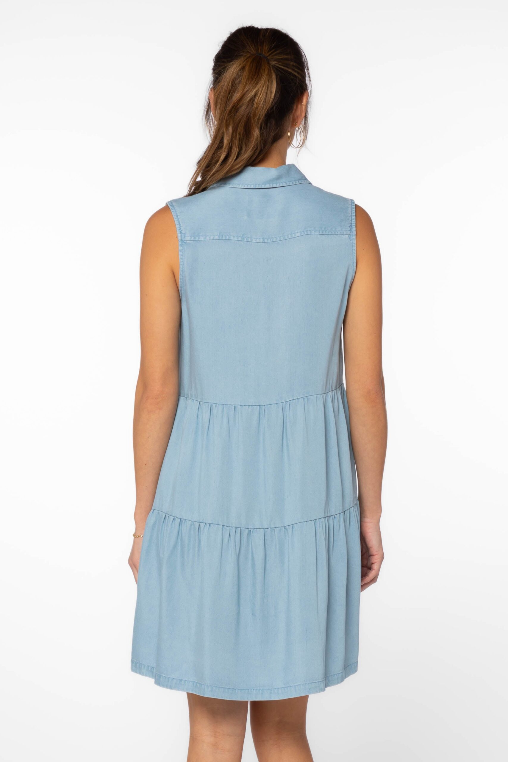 Blue Denim Dress - Image 4